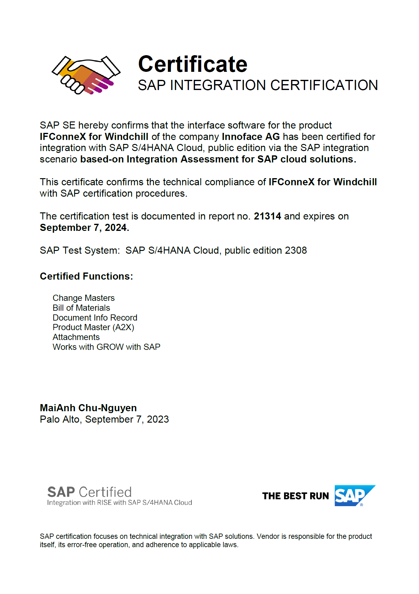 SAP_Certificate_21314_IFConneX-for-Windchill_2023